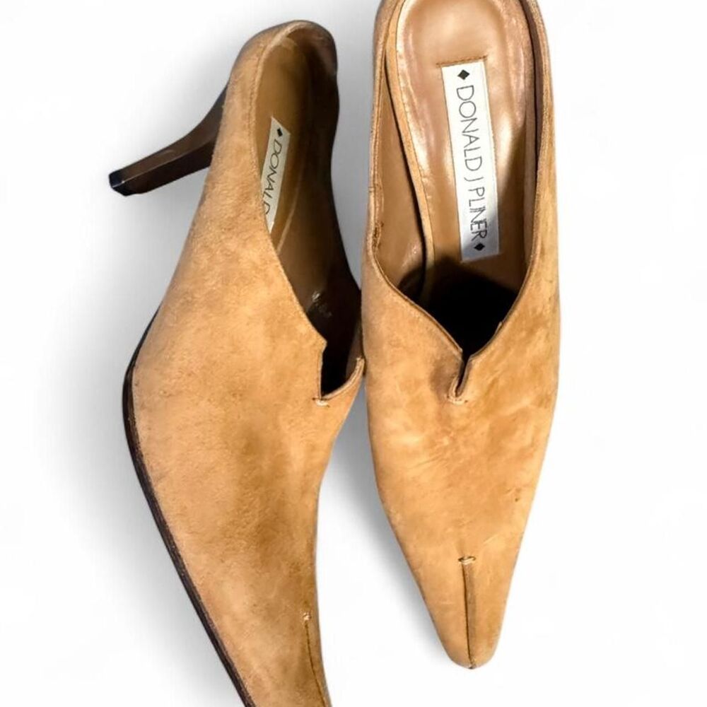 Donald-pliner Women's Tan and Brown Mules